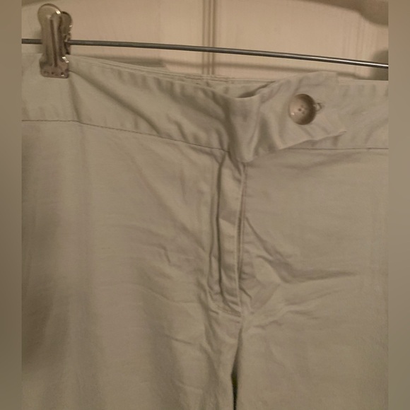 Ann Taylor Cotton Capri Pants Mint Green - Picture 5 of 10